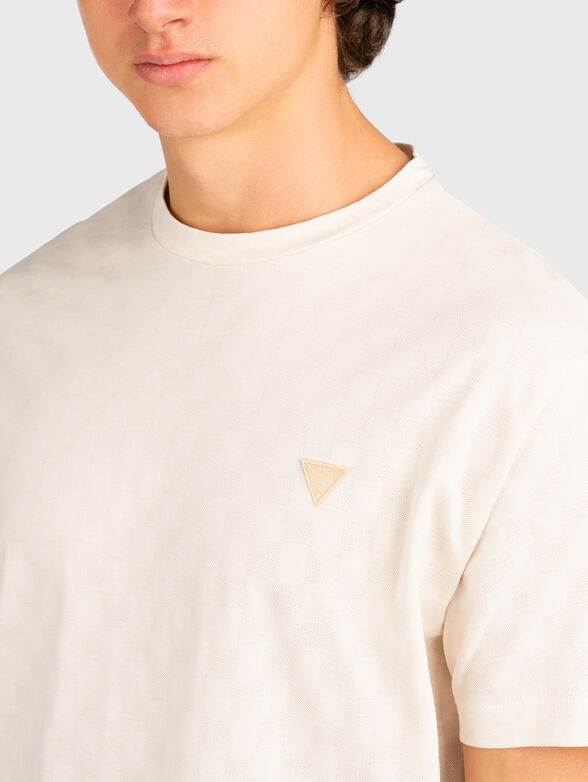 Round neck cotton T-shirt - 4