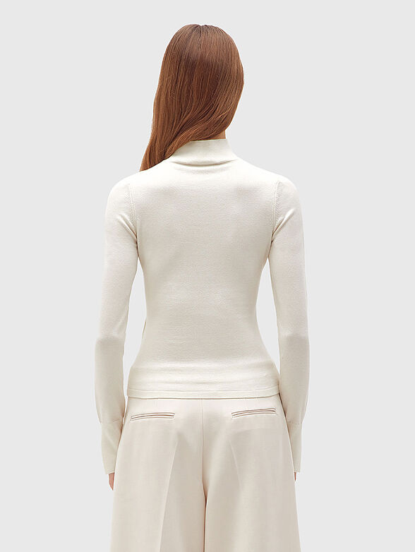 Slim polo neck sweater - 3