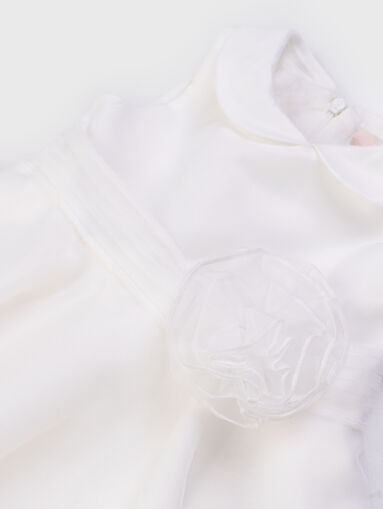 White dress with bow - 4