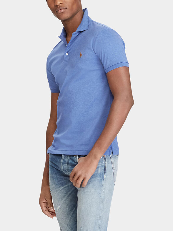 Polo shirt with colorful logo embroidery - 1