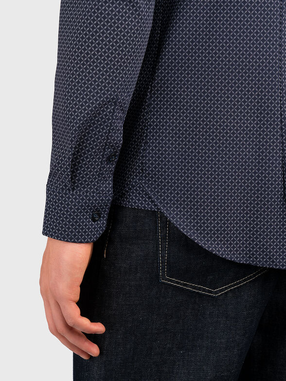 SUNSET dark blue shirt - 5