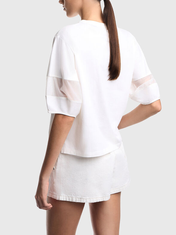 T-shirt with embroidered logo - 3