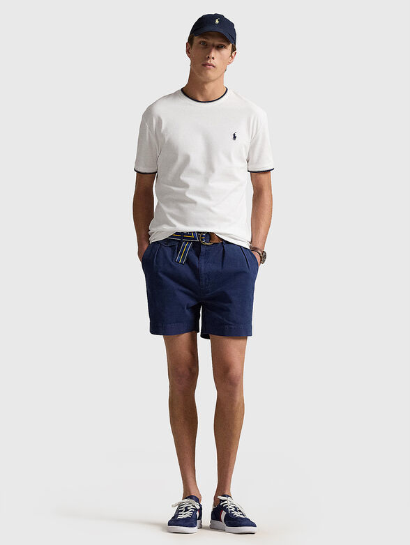 Cotton T-shirt with contrasting elements - 2