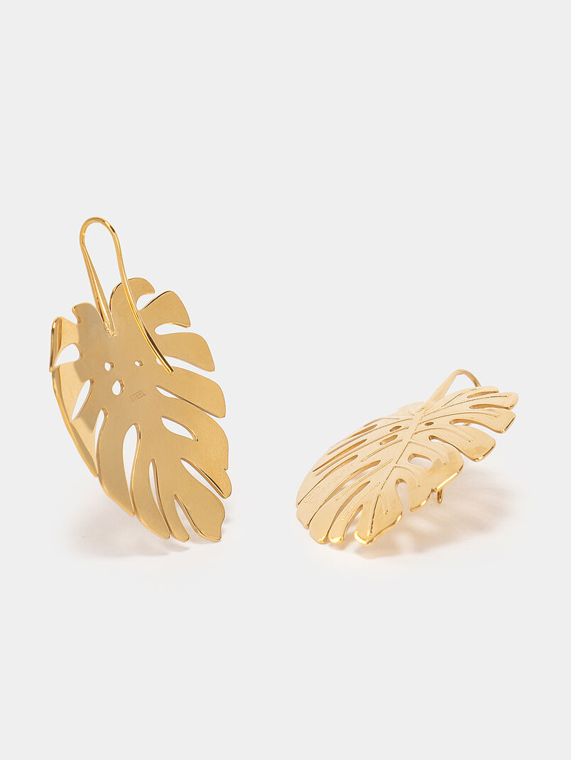 RG PAVE WEDGE golden earrings - 3