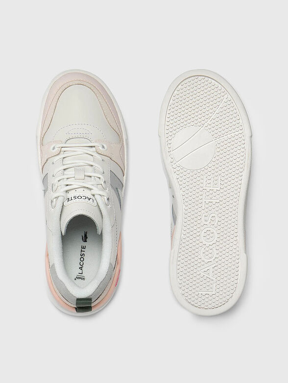 Sneakers with contrast logo detail - 4