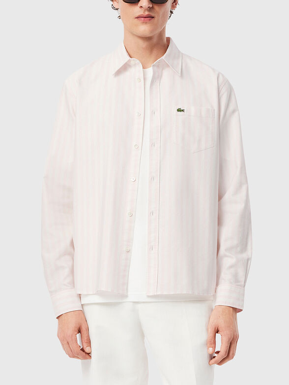 Cotton shirt with logo - 0