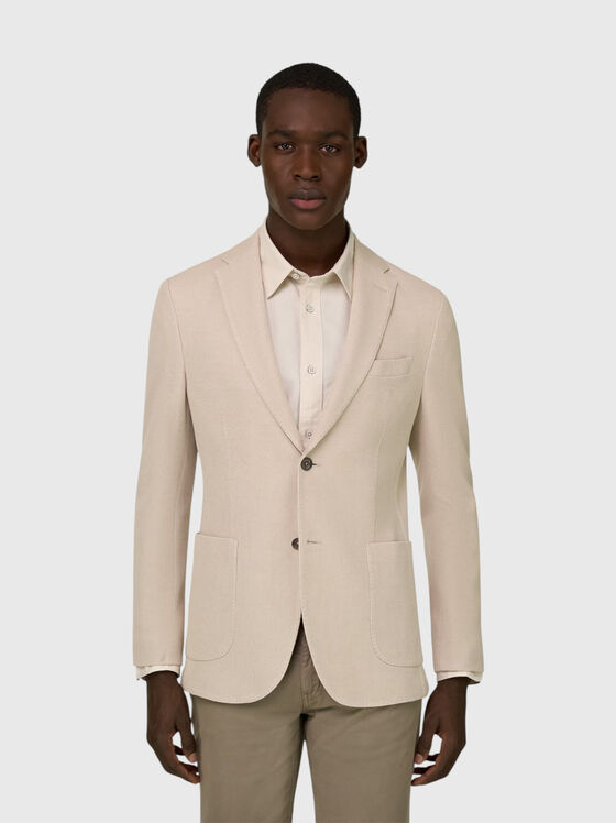 Текстурирано сако от памук - 1