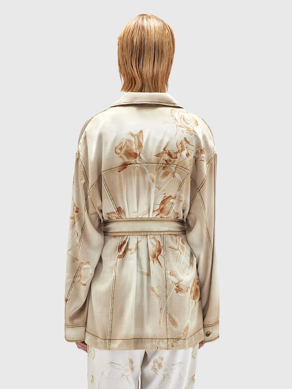 Long sleeved shirt with floral print - 3