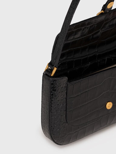 MIRANDA croco embossed shoulder bag - 5