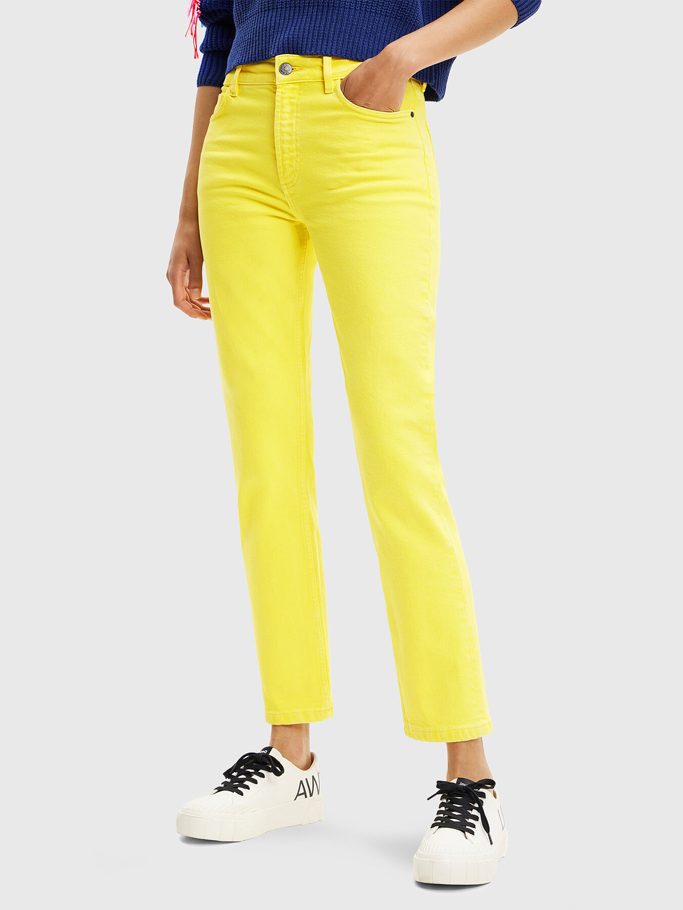 Yellow jeans brand cheap