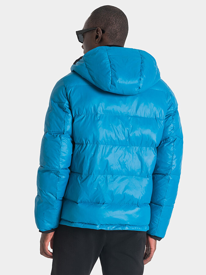 Reversible padded jacket with hood brand ANTONY MORATO