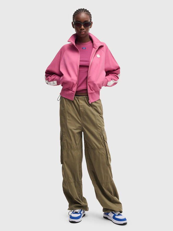 Black elastic rips tank top - 2