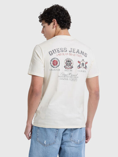 T-shirt with accent print on the back - 3