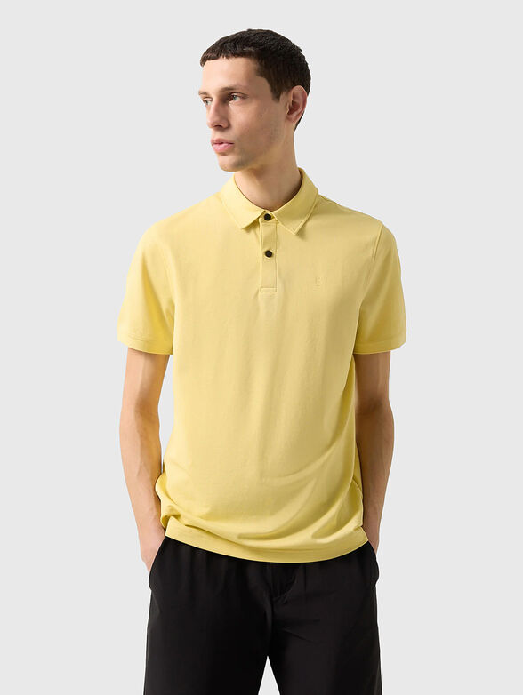 Cotton-blend polo shirt - 1