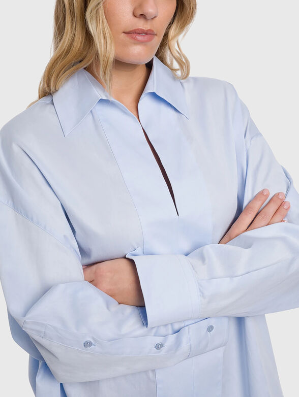 Long-sleeved cotton dress - 3