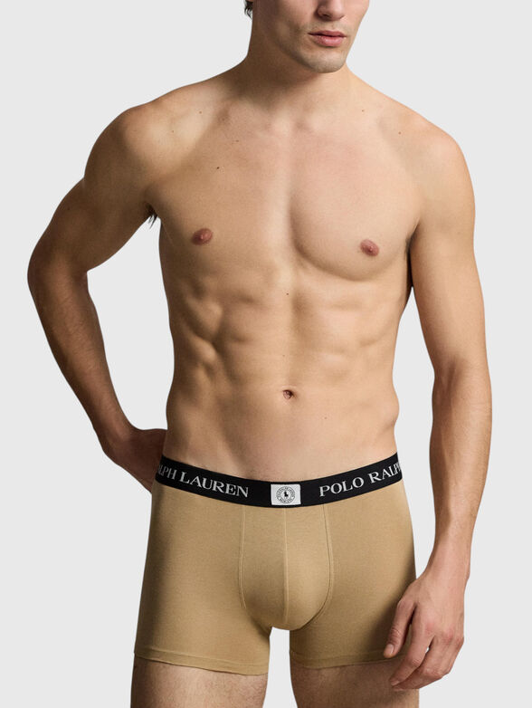 Set of three pairs of cotton-blend boxer shorts - 4