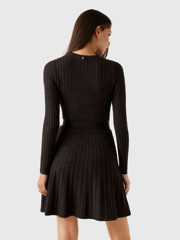 HANA knitted dress with belt - 2