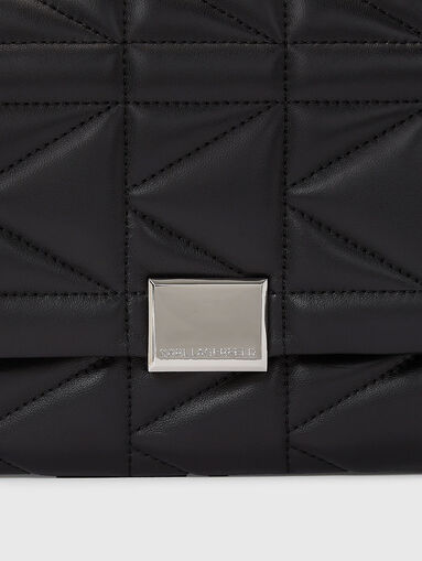 Quilted effect crossbody bag - 4