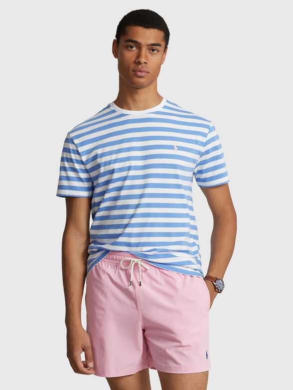 T-shirt with striped print - 1