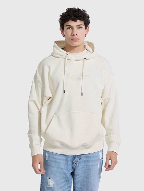 Hoodie with embroidered logo - 1