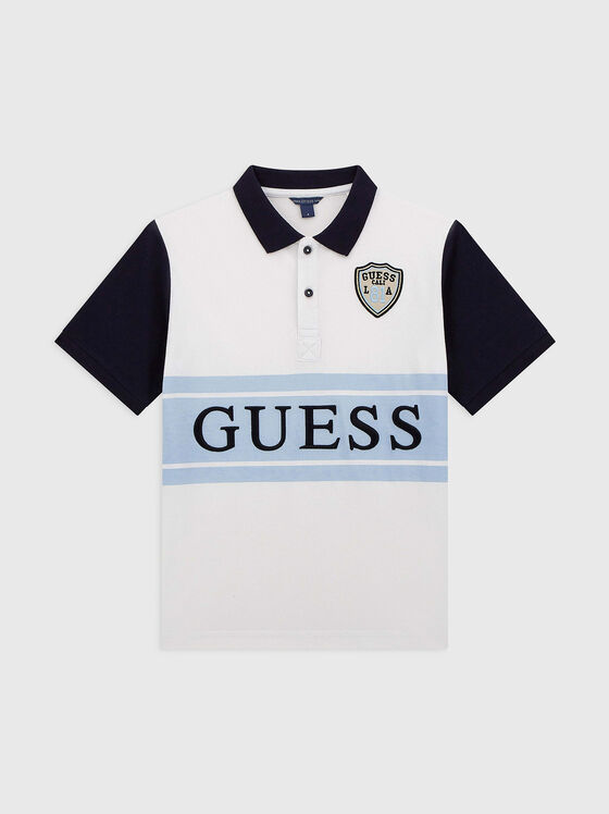 Оувърсайз поло-шърт с лого - 1