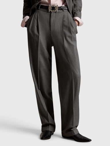 Wool blend pants - 4
