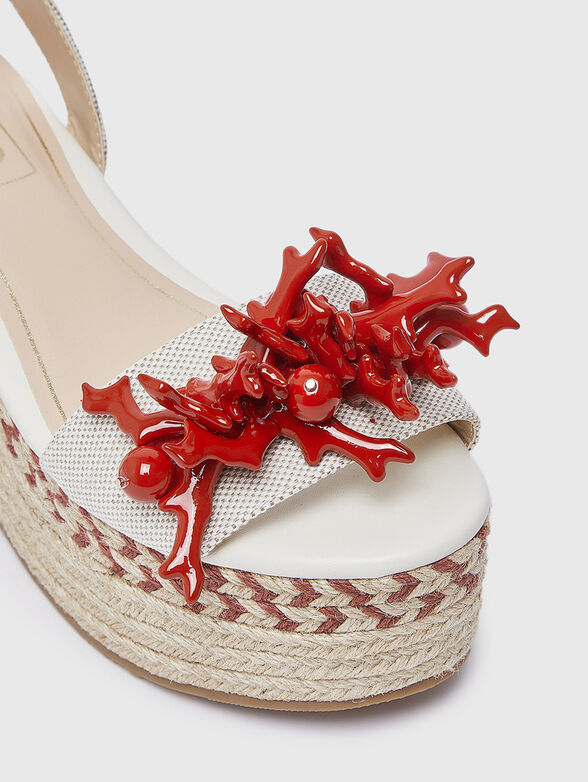 BALI 02 platform sandals with accent detail - 5