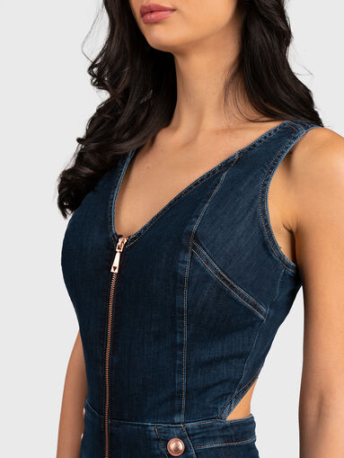 REINA denim jumpsuit - 4