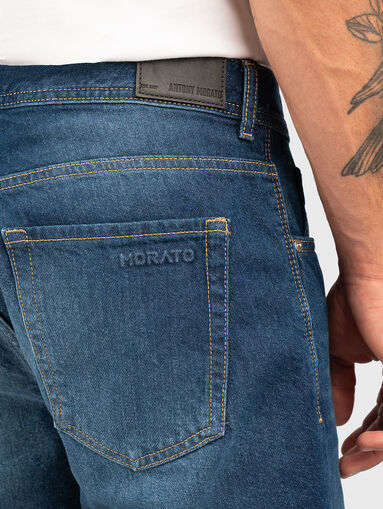 ARGON denim shorts with rips - 3