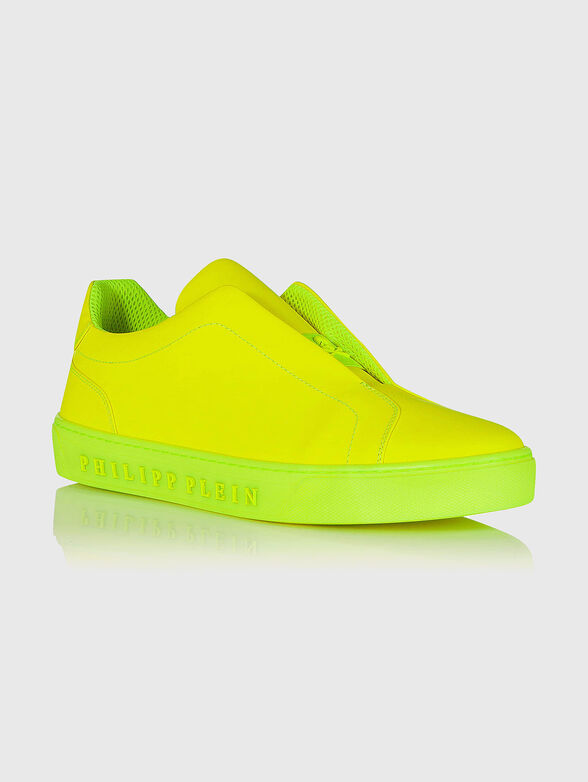 Leather slip-on sneakers - 2
