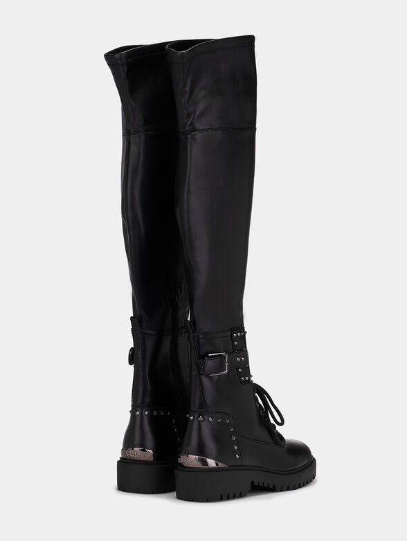 OMET boots with metal details - 3