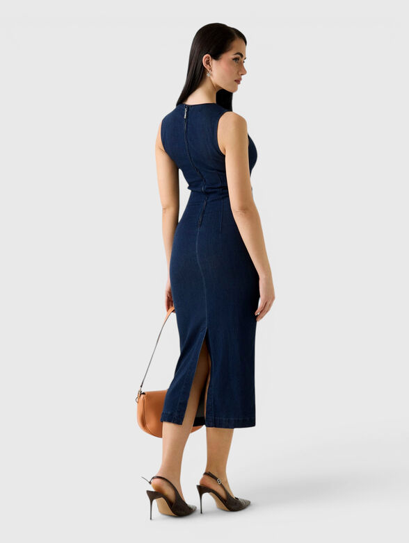 Denim midi dress - 2