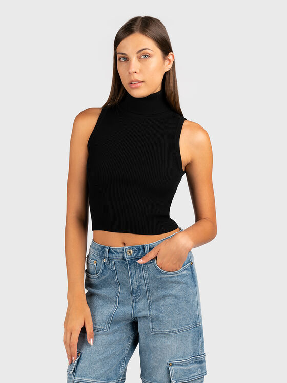 Turtleneck cropped top - 1