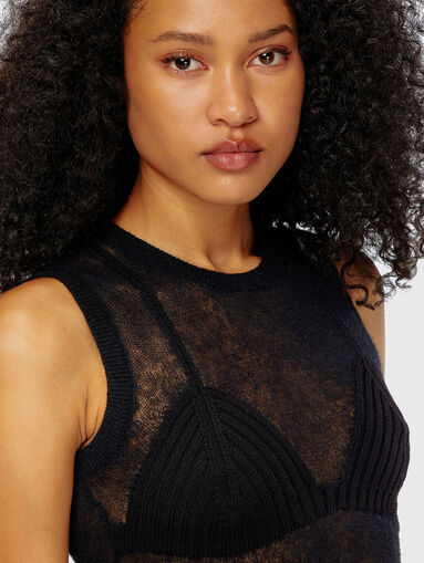 M-AROSTICA top in black - 5