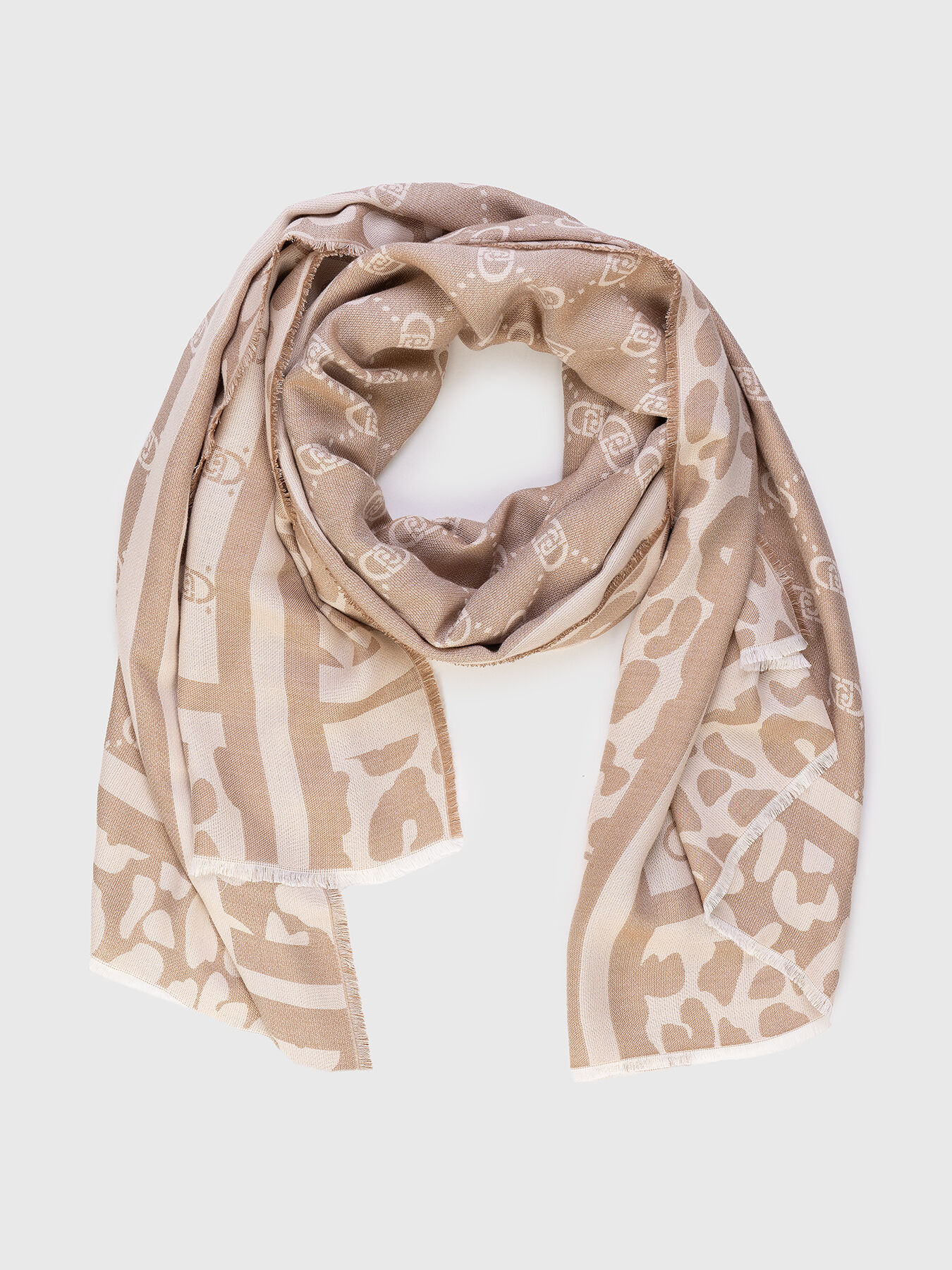 スカーフ LIU JO Woman Scarf Multicolor 2A5052T0300 Z9323 Long scarf with accent print brand LIU JO