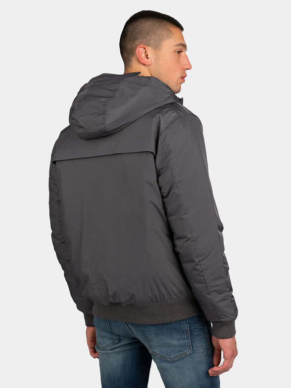 Padded jacket in grey color - 2