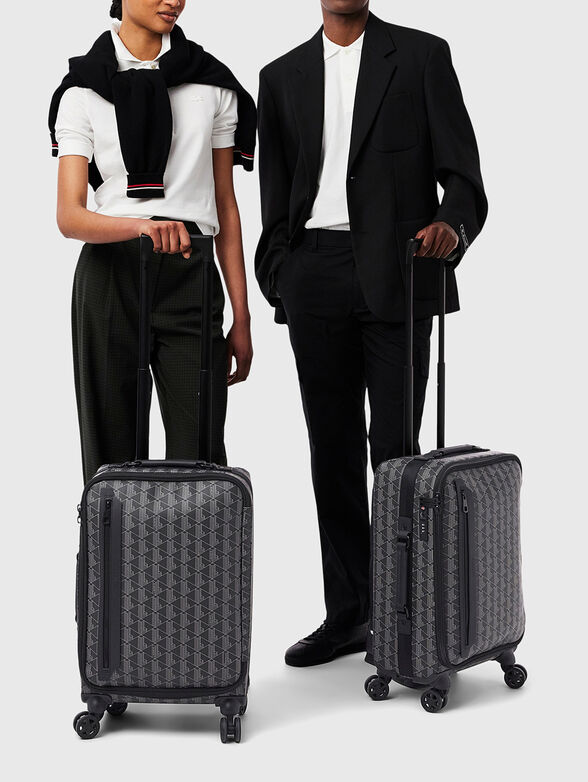 Suitcase with monogram print - 1