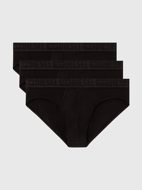 ROY-D-MONO set of three pairs of briefs with logo - 1
