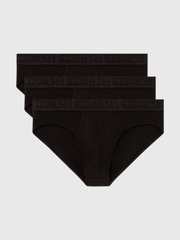 ROY-D-MONO set of three pairs of briefs with logo - 1