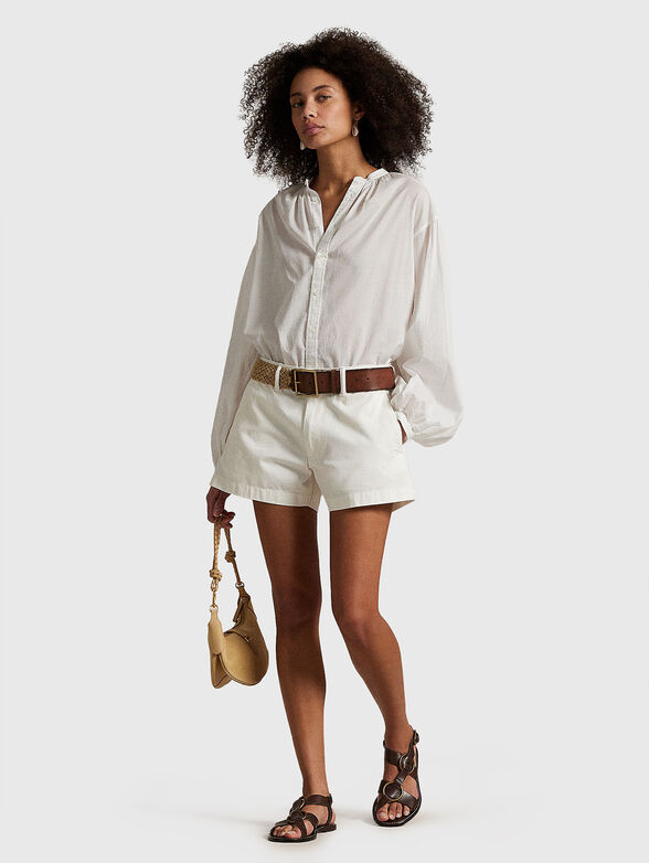 Cotton chino short - 4