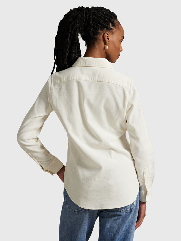 Slim fit corduroy shirt - 3