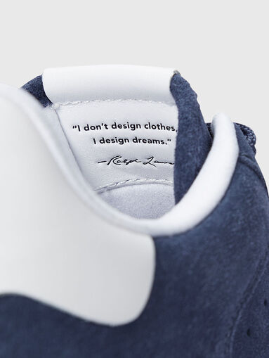 Suede sports shoes - 4