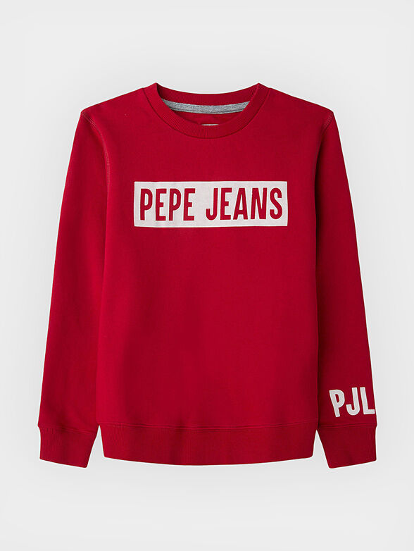 Sweatshirt with logo print - 1