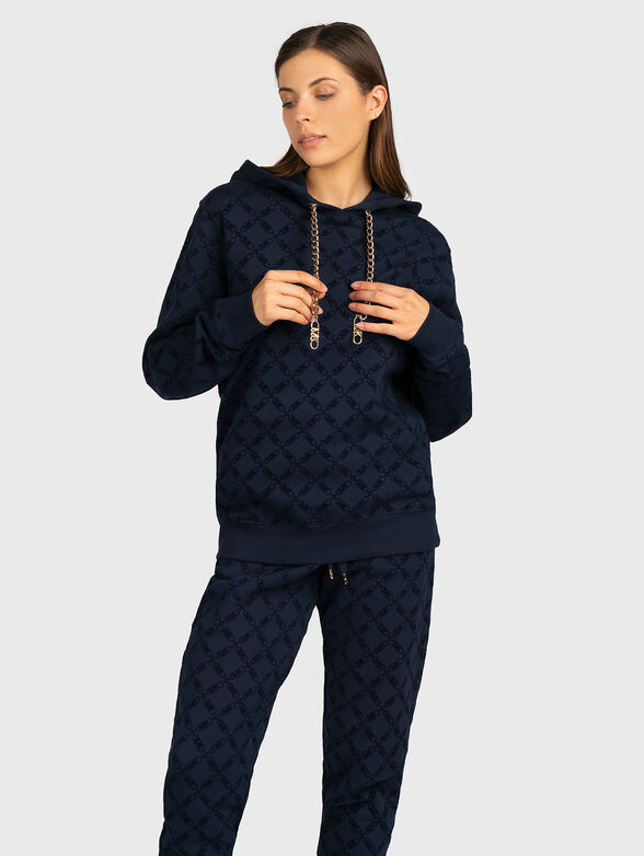 Sweatshirt with monogram print - 1