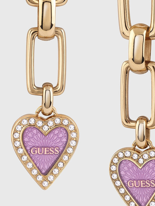 LOVE ME THENDER logo earrings - 2