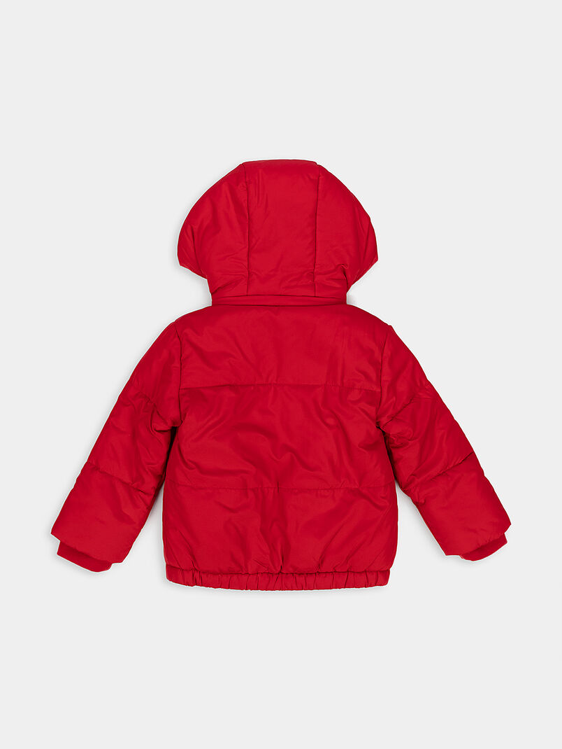 Hooded jcket with fluffy lining - 3
