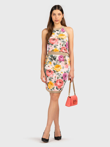 Skirt with floral print - 5
