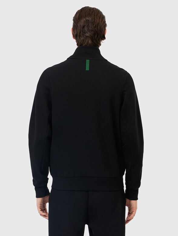 Cotton sweatshirt with zip - 3