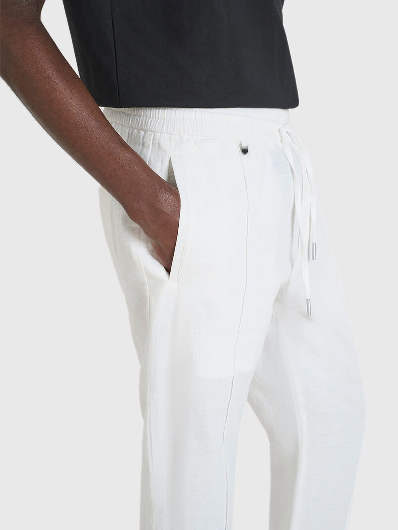 NATE trousers in linen blend - 3