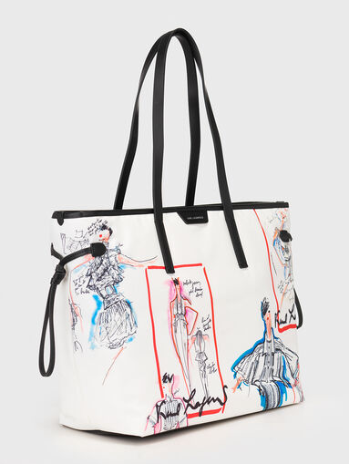 KARL SERIES nylon tote bag - 3